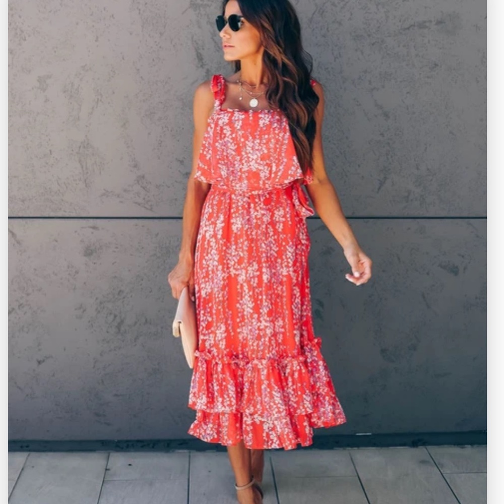 Vici Shaken Not Stirred Midi Dress